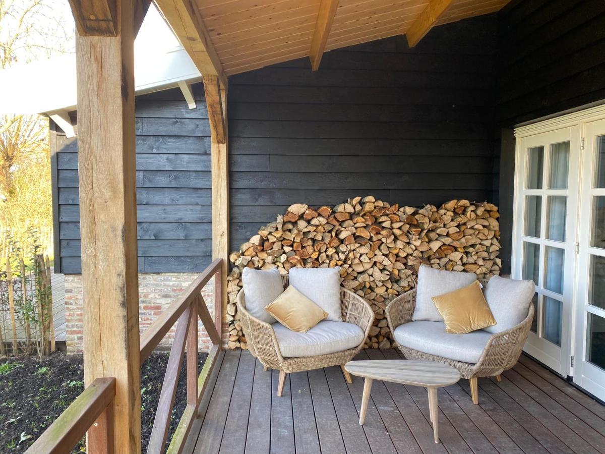 De Porrel Polsbroek Unit Met Prive Jacuzzi, Spa En Sauna Exterior foto